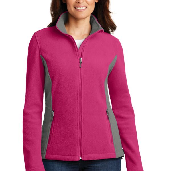 Women's Colorblock Value Fleece Jacket Thumbnail